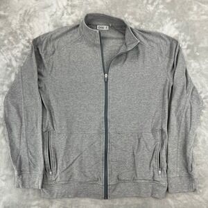 Tasc Performance Womens Gray Bamboo Organic Cotton Full Zip Jacket Size M